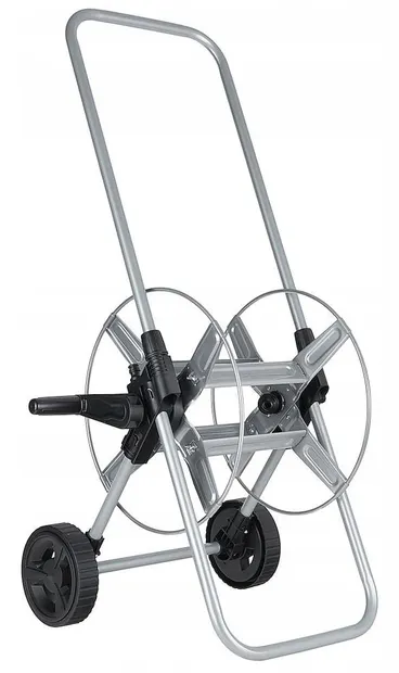 Carucior pentru furtun Geko - Sky-Line, metalic, 1/2'', 60 m