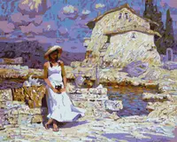 Set de pictură pe numere Ideyka - Magazin de suveniruri, 40 х 50 cm