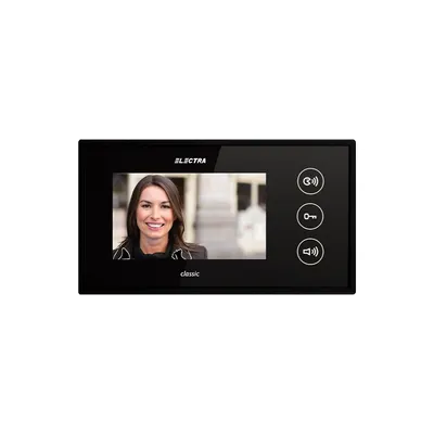 Post videointerfon interior Electra MCS.47N, 4.3 inch, color, 4 fire, montaj aparent