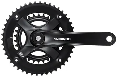 Angrenaj pedalier Shimano Tourney FC-TY501-2, 46 30T, brat 170mm, pentru 7 8 viteze , pe spate, fara cg. include suruburi