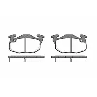 Set placute frana, frana disc REMSA 0192.10