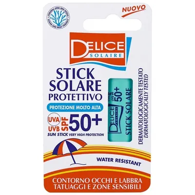 Stick cu Protectie Solara, pentru Fata si Corp, Delice, SPF 50+, 5.5 ml