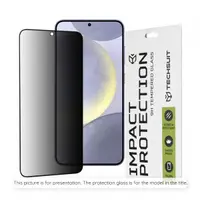 Folie de protectie Ecran Privacy Techsuit pentru Xiaomi Poco F7, Sticla Securizata, Full Glue, 111D