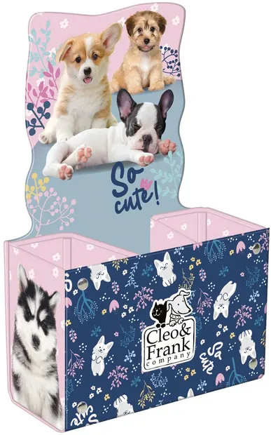 Suport de creioane pentru birou Derform Cleo&Frank - So cute