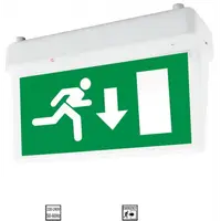 Lampa emergenta LED 2W ne permanenta autonomie 3 ore Tavan Stanga/Dreapta