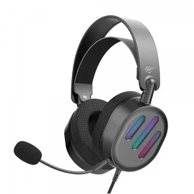 Casti Gaming USB HAVIT H2038U, RGB, 2m, Negre