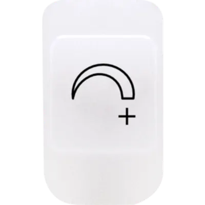 Lentila cu simbol iluminabil- DIMMERS INCREASE