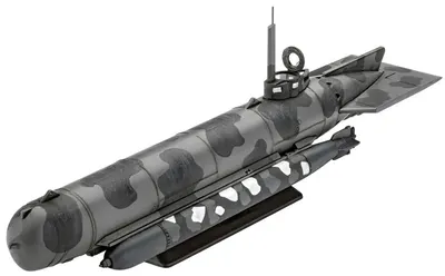 Model asamblabil Revell Militar: Nave - Submarin german Molch, 35 piese