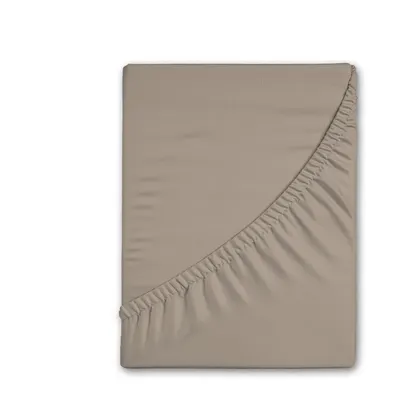 Cearceaf maro din flanelă cu elastic 180x200 cm – Good Morning