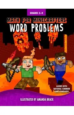 Math for Minecrafters Word Problems: Grades 3-4