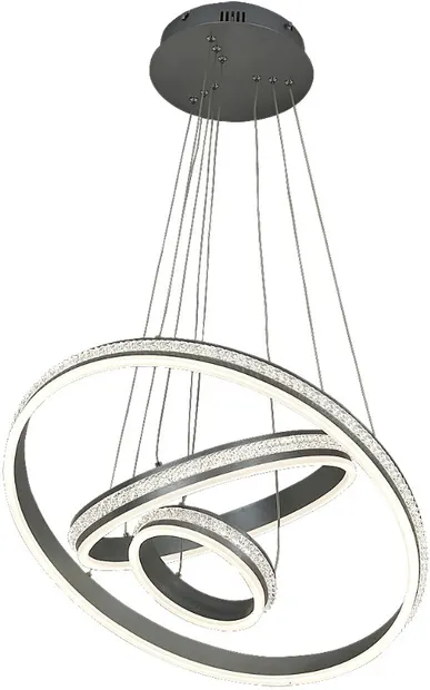 LED Pendul Rabalux - Avalon 2230, 75W, argintiu-alb