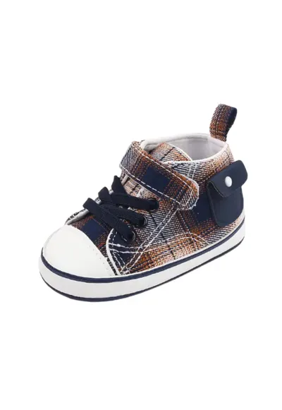 Tenisi In Carouri - Moon - Casual - Textil - Baieti - Multicolor