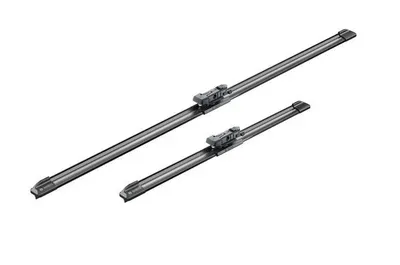 Set stergatoare BOSCH AeroTwin Multi-Clip AM466S 3397007466, lungime 650 mm, 380 mm, fara carcasa, cu spoiler
