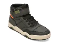 Ghete GEOX negre, J367RF, din piele ecologica