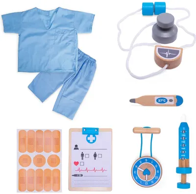 Bigjigs Costume de mascaradă pentru copii - Medic