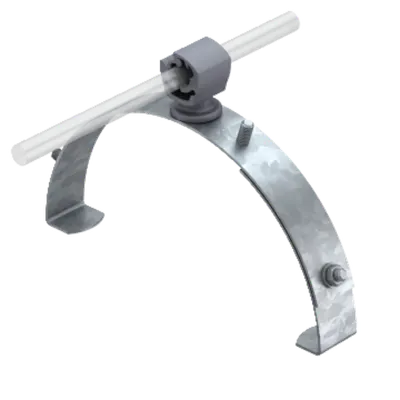 Roof conductor holder for ridge tiles, 180−240 mm, Rd 8−10, FT 8 mm | Type 132 N-DK