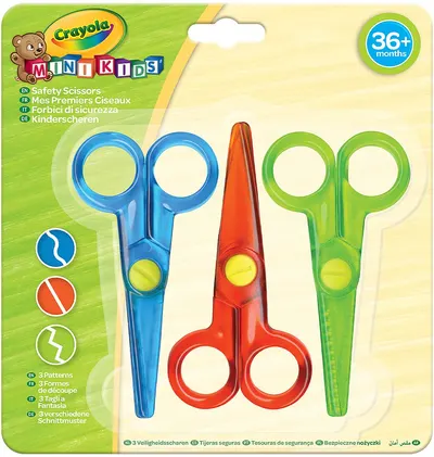 Set foarfeci pentru copii Crayola Mini Kids - 3 bucăți
