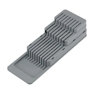 Suport de depozitare a cuțitelor Metaltex, gri