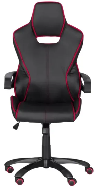 Scaun de gaming Carmen - 7513, negru/roșu