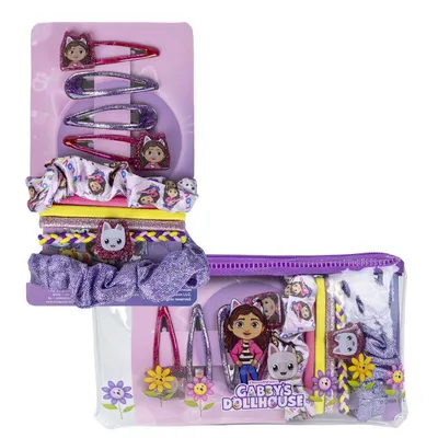 Set accesorii de păr, Gabby's Dollhouse, multicolor, 10 piese
