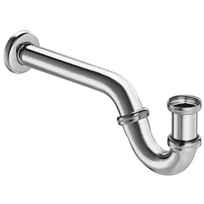 Sifon bideu Roca A506402210, universal, G 1 1/4 inch, 250 mm, Crom