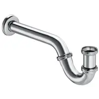 Sifon bideu Roca A506402210, universal, G 1 1/4 inch, 250 mm, Crom