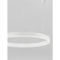 Lampa suspendata MOTIF Nisipiu Alb Aluminiu & Acrylic LED 60W 4165Lm 230V IP20 2700-6000K Schimbare temperatura de culoare si reglare intensitate luminoasa