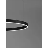 Lampa suspendata MOTIF Nisipiu Negru Aluminiu & Acrylic LED 80 Wat 230 Volt 6400Lm 2700K-6000K IP20