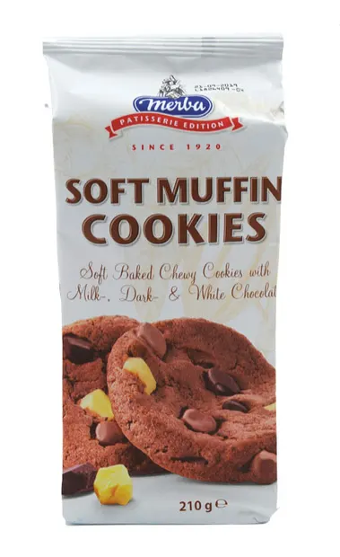 Biscuiti Soft Muffin Merba 210g