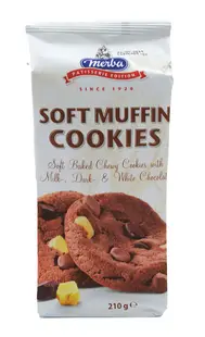 Biscuiti Soft Muffin Merba 210g