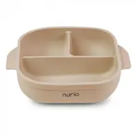 Farfurie din Silicon pentru Copii - Bej - Nurio