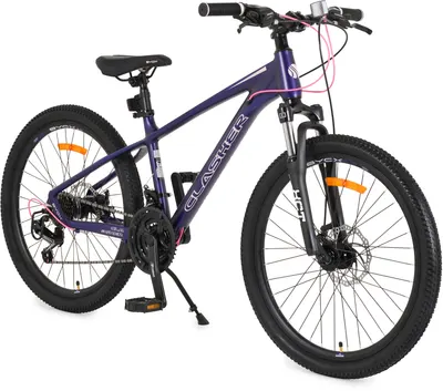 Bicicletă Byox - Clasher, aliaj 24'', Purple