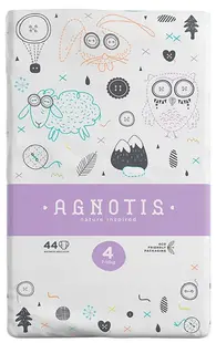 Scutece pentru bebeluși Agnotis - Nr. 4, 7-18 kg, 44 bucăți