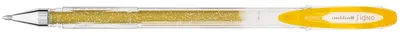Roller cu gel Uniball Signo Sparkling – Auriu, 1.0 mm