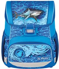 Ghiozdan școlar anatomic Herlitz Loop - Blue Shark