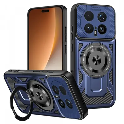 Husa pentru Honor Magic8 Pro, Techsuit, RuggedCam, Albastra