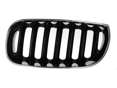 Grila radiator Stanga potrivit BMW X3 (E83) 2.0-3.0D 2003-2011 - (crom/negru)