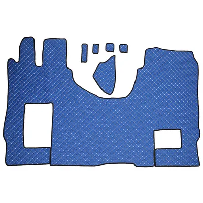 Set covorase Piele Ecologica Truck Umbrella Pentru Mercedes Actros Mp4 1845, Euro 6, Albastru