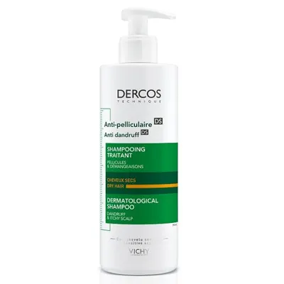 Sampon si balsam 2 in 1 anti-matreata pentru toate tipurile de par Dercos, Vichy | 390 ml