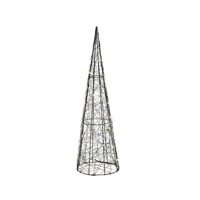 Decoratiune - Big and Bright MicroLED - Metal Wire Cone - Warm White, 60 cm