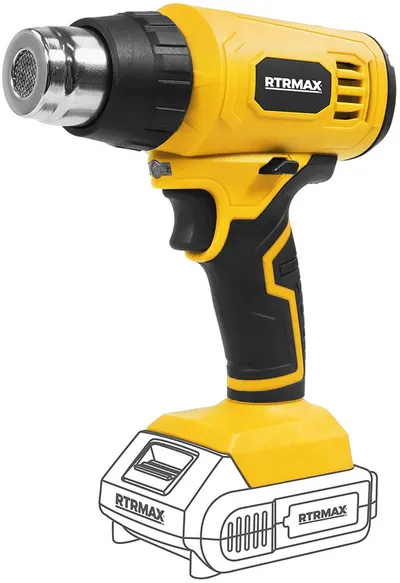 Pistol cu aer cald cu acumulator RTRMAX - 45192, B3, fără baterie