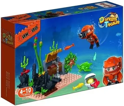 Constructor BanBao - Duncan's Treasure: Pe fundul mării, 111 piese