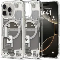 Husa MagSafe pentru Apple iPhone 16 Pro, Spigen, Ultra Hybrid Zero One, Bej ACS08137