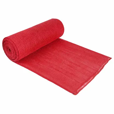 vidaXL Rol de jută 100 x 10000 cm Roșu