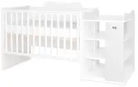 Patut modular multifunctional Lorelli, 5 configurari diferite, 190 x 72 cm, Multi White