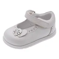 Balerini copii Chicco Giola, piele naturala, alb, 22112-70P