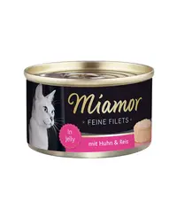 MIAMOR Conserva pentru pisica, file de pui si orez in aspic 100g