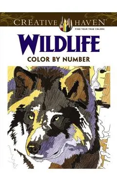 Creative Haven Wildlife Color by Number Coloring Book