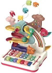 Jucărie educativă Chipolino - Puzzle, animale amuzante