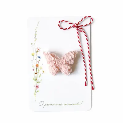 Mărțișor parfumat „Fluture” din ceară de soia – odorizant dulap & wax melts - Default Title